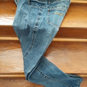 Stonewashed Georgiou Studio denim jeans